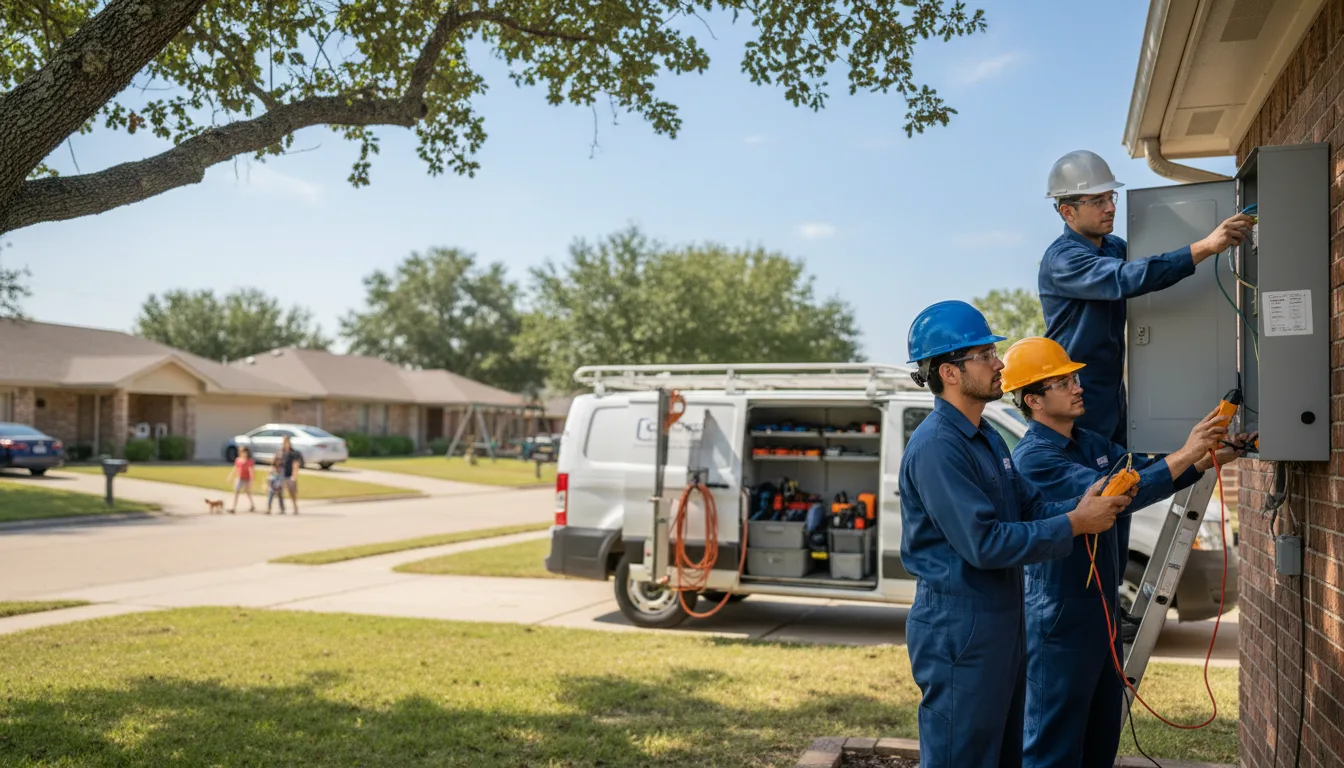 Certified electrician providing emergency electrical services in West Bloomfield, NY